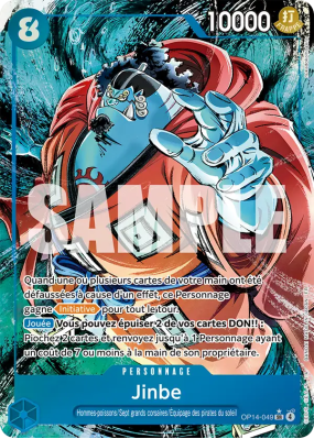 Carte One Piece Jinbe OP14-049 SR ALT ART