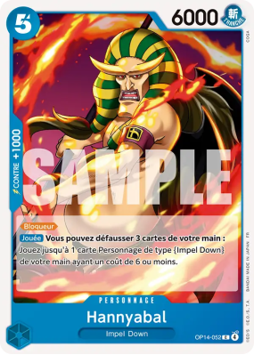 Carte One Piece Hannyabal OP14-052 C