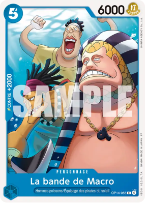 Carte One Piece La bande de Macro OP14-055 C