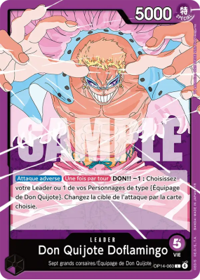 Carte One Piece Don Quijote Doflamingo OP14-060 L