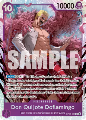 Carte One Piece Don Quijote Doflamingo OP14-069 SR