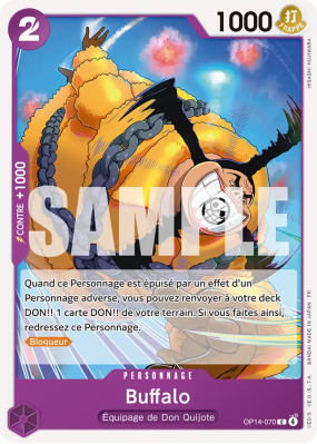 Carte One Piece Buffalo OP14-070 C