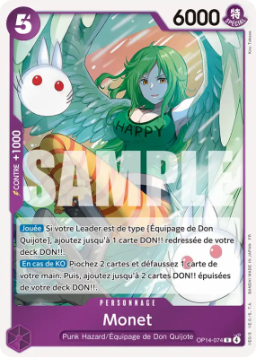 Carte One Piece Monet OP14-074 R