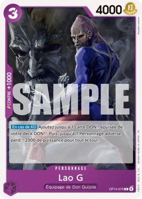 Carte One Piece Lao G OP14-075 C