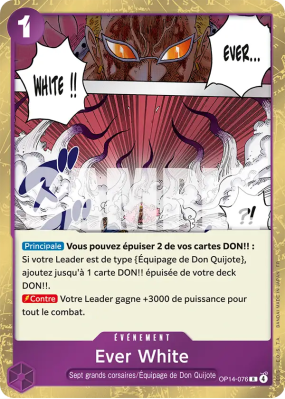 Carte One Piece Ever White OP14-076 R