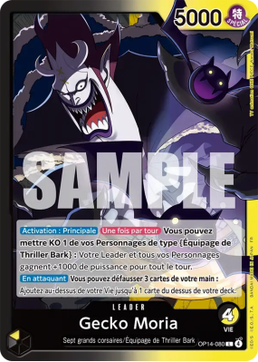 Carte One Piece Gecko Moria OP14-080 L