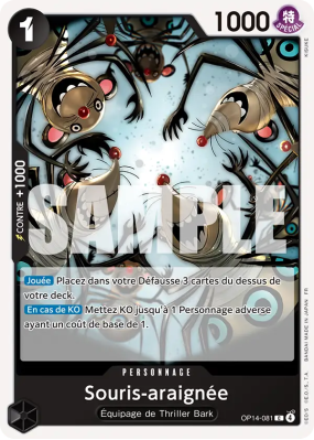 Carte One Piece Souris-araignée OP14-081 C