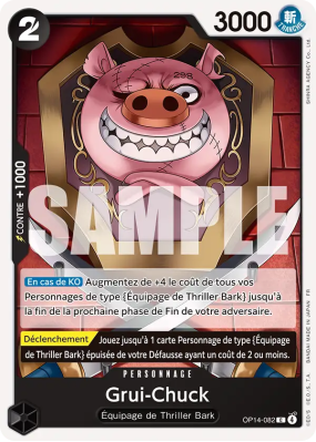 Carte One Piece Grui-Chuck OP14-082 C