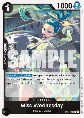 Carte One Piece Miss Wednesday OP14-083 UC