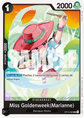 Carte One Piece Miss Goldenweek(Marianne) OP14-085 UC