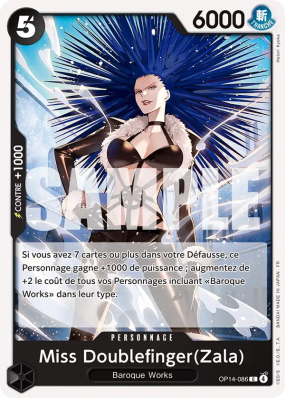 Carte One Piece Miss Doublefinger(Zala) OP14-086 C