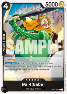 Carte One Piece Mr 4(Babe) OP14-093 C
