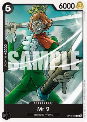 Carte One Piece Mr 9 OP14-095 C