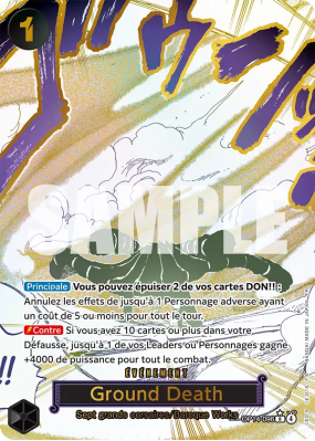 Carte One Piece Ground Death OP14-096 R ALT ART