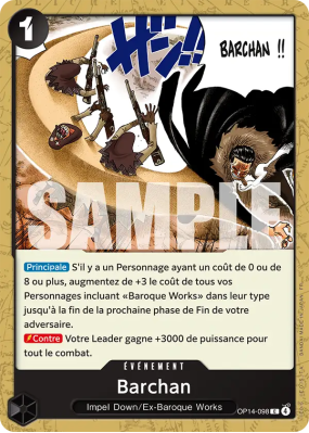 Carte One Piece Barchan OP14-098 C