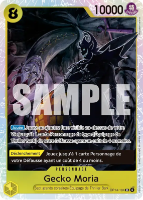 Carte One Piece Gecko Moria OP14-104 SR