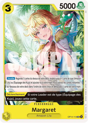 Carte One Piece Margaret OP14-113 UC