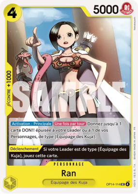 Carte One Piece Ran OP14-114 UC