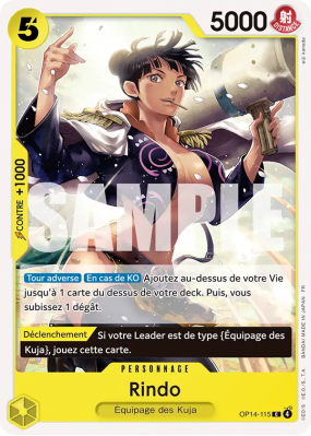 Carte One Piece Rindo OP14-115 C