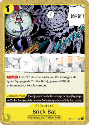 Carte One Piece Brick Bat OP14-117 UC