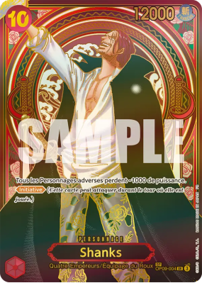 Carte One Piece Shanks OP09-004 SP CARD