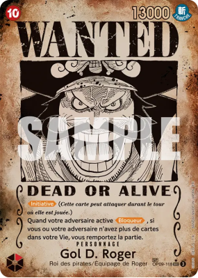 Carte One Piece Gol D. Roger OP09-118 SP CARD