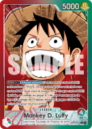 Carte One Piece Monkey D. Luffy OP13-001 L ALT ART