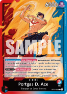 Carte One Piece Portgas D. Ace OP13-002 L