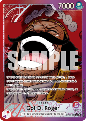 Carte One Piece Gol D. Roger OP13-003 L ALT ART