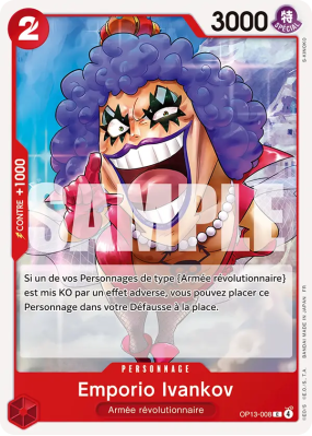 Carte One Piece Emporio Ivankov OP13-008 C