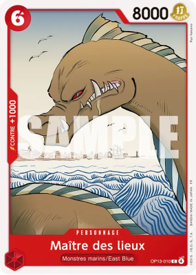 Carte One Piece Maître des lieux OP13-010 C