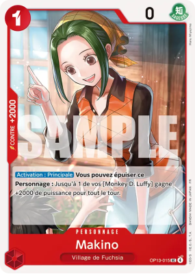 Carte One Piece Makino OP13-015 UC