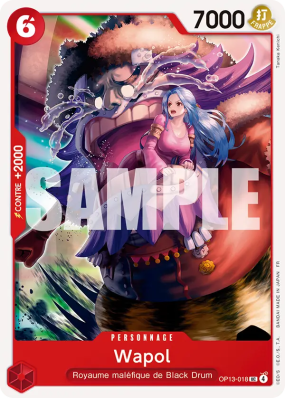 Carte One Piece Wapol OP13-018 UC