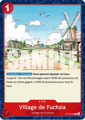 Carte One Piece Village de Fuchsia OP13-022 C
