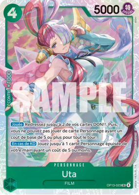 Carte One Piece Uta OP13-023 SR