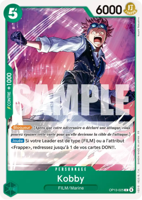 Carte One Piece Kobby OP13-025 C