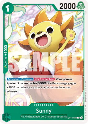 Carte One Piece Sunny OP13-026 C