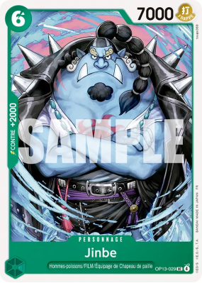 Carte One Piece Jinbe OP13-029 UC