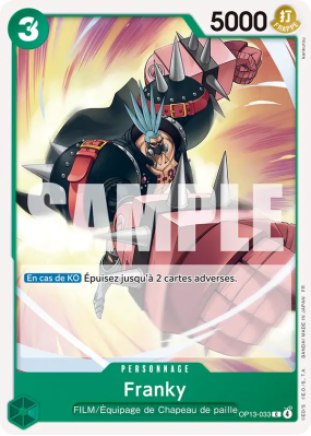 Carte One Piece Franky OP13-033 C