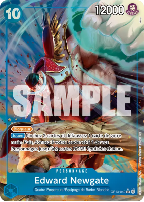 Carte One Piece Edward Newgate OP13-042 SR ALT ART