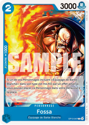 Carte One Piece Fossa OP13-047 C