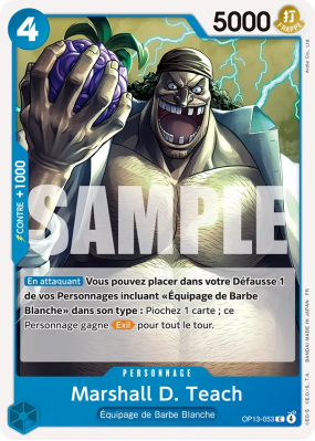 Carte One Piece Marshall D. Teach OP13-053 C