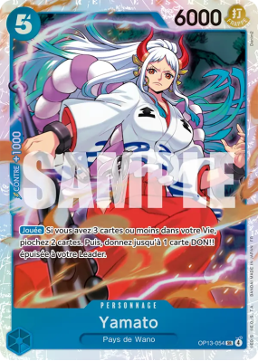 Carte One Piece Yamato OP13-054 SR