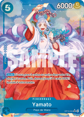 Carte One Piece Yamato OP13-054 SR ALT ART