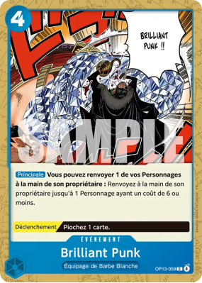 Carte One Piece Brilliant Punk OP13-059 C