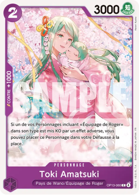 Carte One Piece Toki Amatsuki OP13-060 C