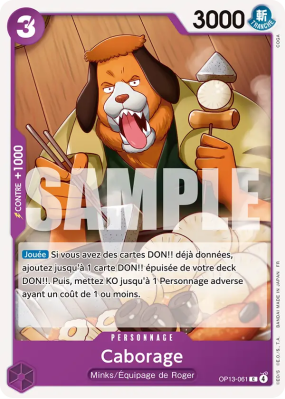 Carte One Piece Caborage OP13-061 C