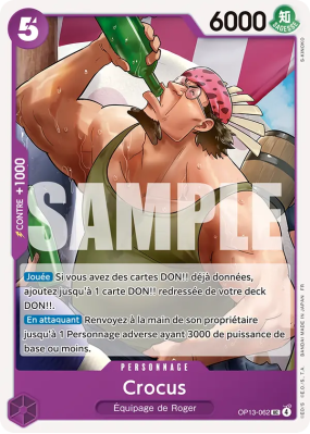 Carte One Piece Crocus OP13-062 UC