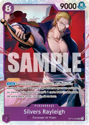 Carte One Piece Silvers Rayleigh OP13-066 SR