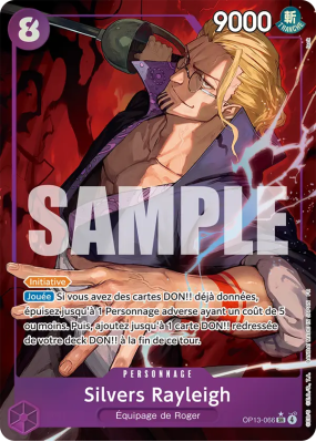 Carte One Piece Silvers Rayleigh OP13-066 SR ALT ART